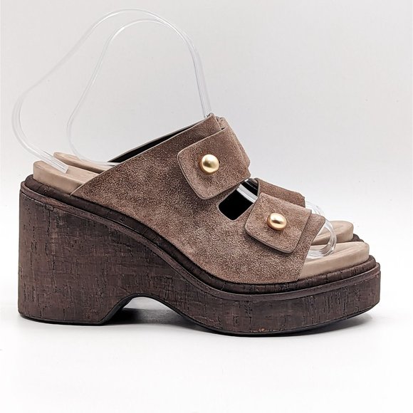 Rag&Bone Women Sommer Platform Wedge Slide Sandals size 7.5US EUR 37.5 - Picture 5 of 12